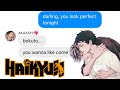 haikyuu text- BOKUAKA FLUFF LYRIC PRANK (perfect by Ed sheeran)