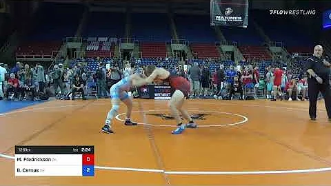 126 Lbs Round Of 128 - Michael Fredrickson, Oklaho...