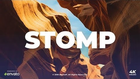 Dynamic Stomp Opener | After Effects Template | Openers