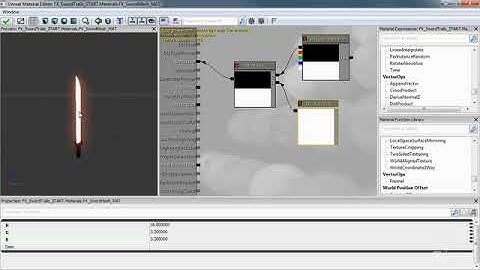 The Complete Cascade Beginners Guide - Learn VFX in Unreal : Adding Emissive to the Blade