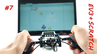 Scratch game controlled by Lego® EV3