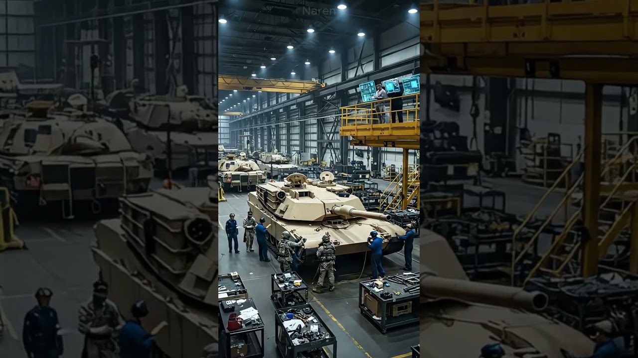 Tanks under construction: See the incredible power 