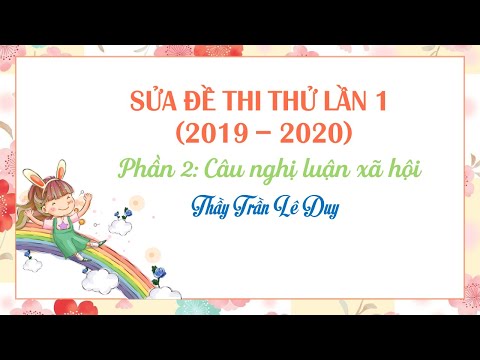 Video Ôn thi tuyển sinh 10 | Thi thử lần 1 - Phần 2 Nghị... - youtube
