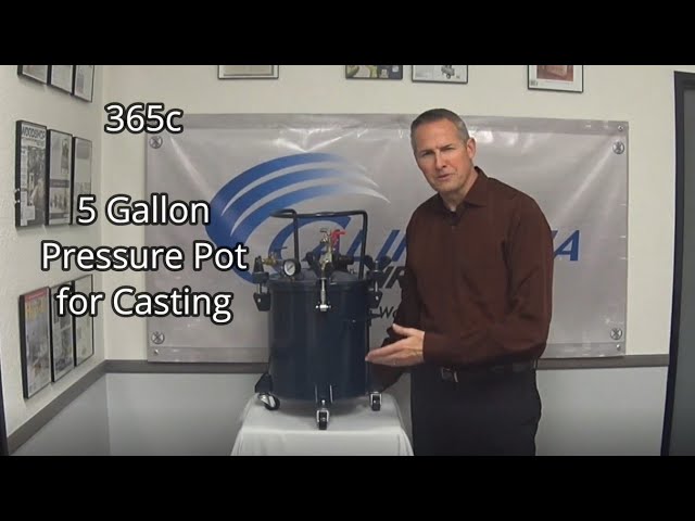 California Air Tools - Pressure Pot for Resin Casting