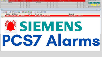SIEMENS PCS7 Alarm Configuration