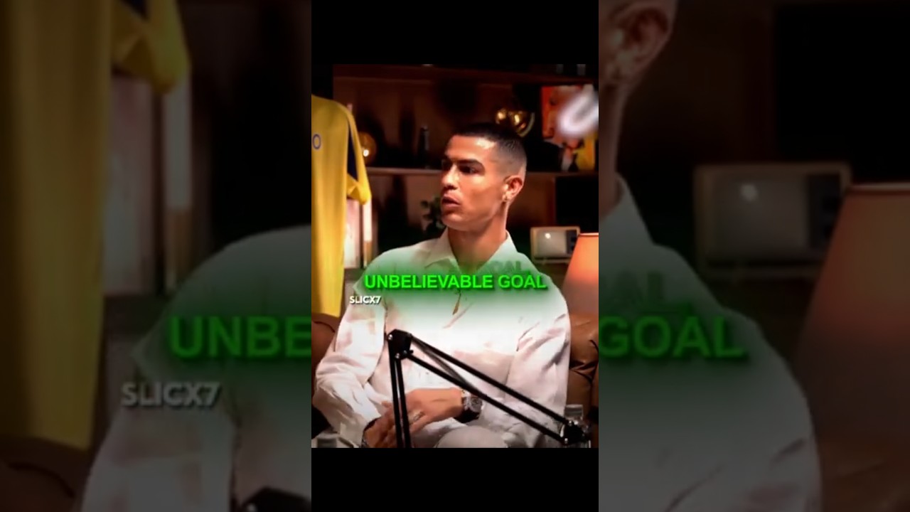 Ronaldo Talks About His FIRST Goal 🥶 @slicx7