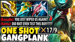 *1 BARREL = 1 KILL* Buffed Gangplank is 1000% UNBALANCED!