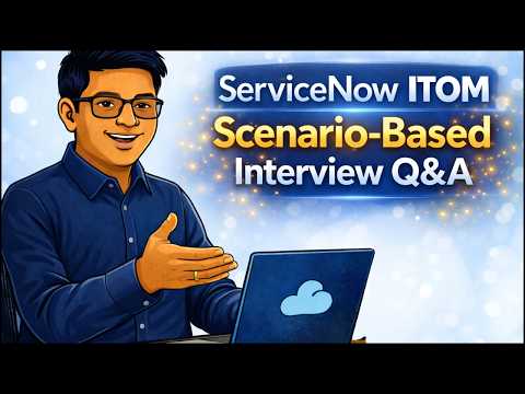 ServiceNow ITOM Scenario‑Based Interview Questions | Learn ServiceNow ITOM