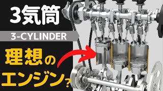 ★直3エンジン_なぜ3気筒が増えている? [トヨタ][ヤマハ][BMW][メルセデス][ルノー][WV][プジョー][ダイハツ][トライアンフ]