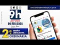 2ª Sessão Ordinária - CMMN/RO (09/02/2024)