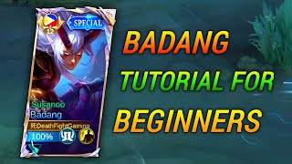 BADANG Beginner Guide 2026 🔥 Best Combos, Builds &amp; Pro Tips (Mobile Legends)