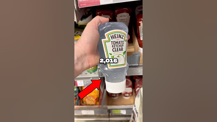 They Made A Clear Ketchup?! 🍅