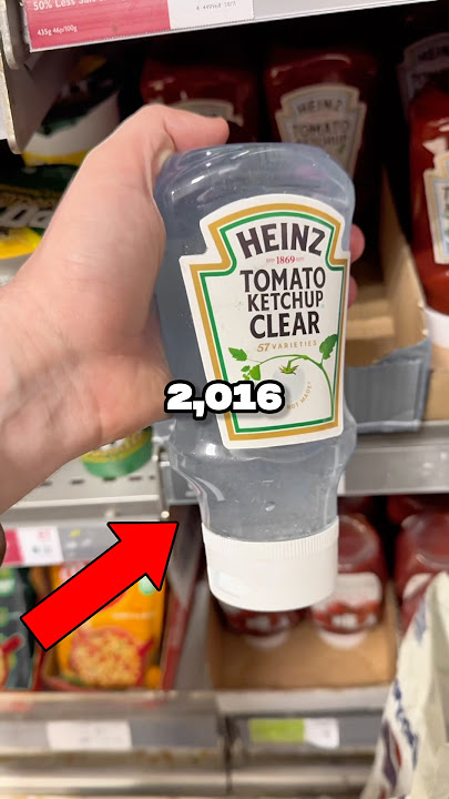 They Made A Clear Ketchup?! 🍅