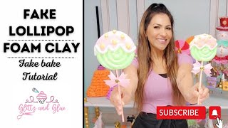 Summer Fake Bakes, Watermelon Decor, Fake Lollipops