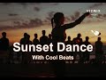 Sunset dance  vizmix media use headphones for better quality