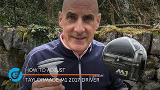 How to adjust your TaylorMade M1 2017 driver
