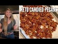 HOW TO MAKE KETO CANDIED PECANS - Sugar Free, Low Carb Easy Recipe