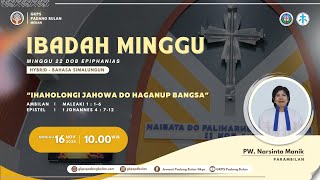 Download Lagu Kebaktian Minggu Bahasa Simalungun | PW. Narsinta Manik  | Minggu, 16 November 2025 MP3