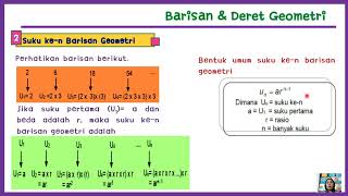 Barisan deret aritmetika & geometri ...