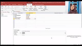 Operasi dan Modifikasi tabel pada microsoft access