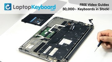 Dell XPS13 L321X Keyboard Replacement Installation Guide 13R 13Z 12-9333