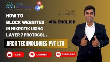 Blocking Websites in MIKROTIK using layer 7 protocol || English || Tutorial No - #14