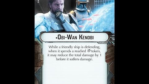 How-to use Commander "Obi-Wan Kenobi" - Star Wars Armada Explained (SWAE)