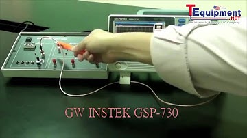Instek GSP-730 Experiment 2: Measuring a baseband waveform