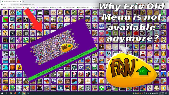 Friv Old Menu Game 