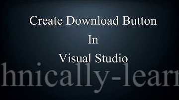 How to Create Download Button in Visual Basic