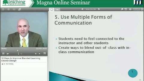 Improve Blended Learning Course Design