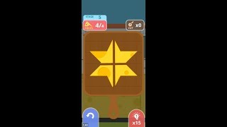 Slice Cheese (by POPCORN GAMES Inc. ltd) - puzzle game for android - gameplay. screenshot 1