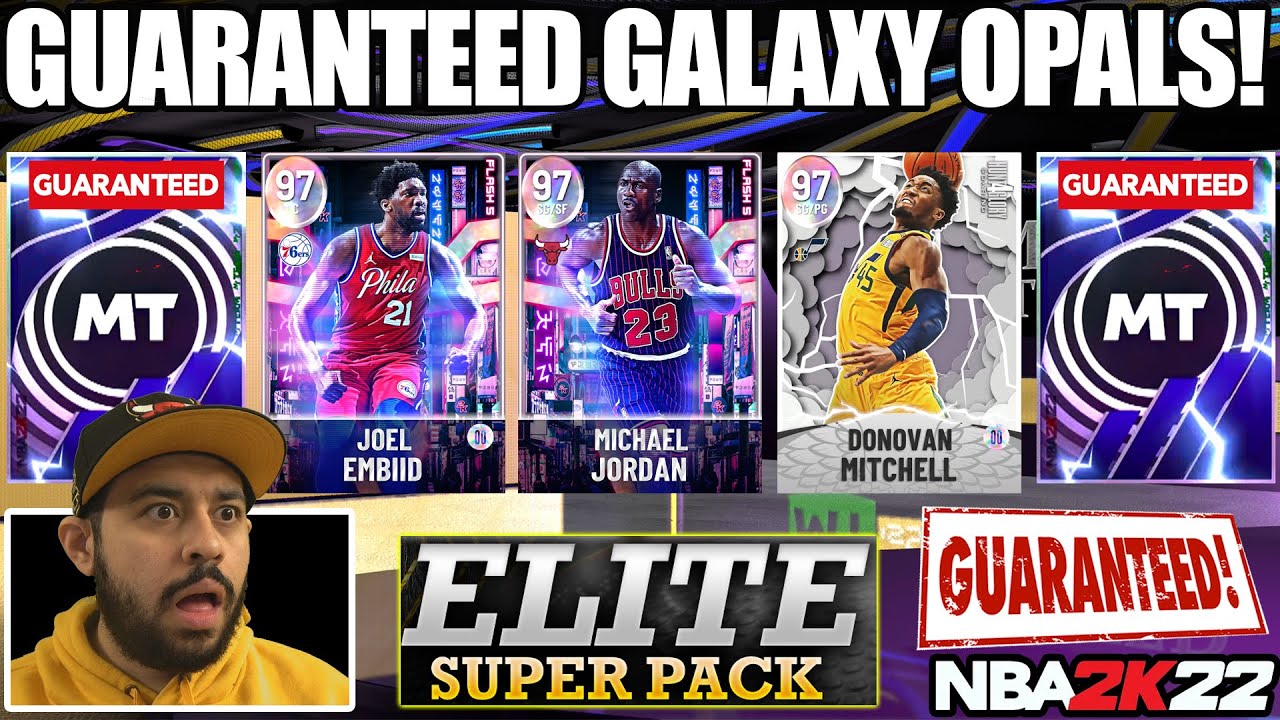 *NEW* GUARANTEED GALAXY OPAL PACK OPENING! NEW ELITE SUPER PACKS WITH GALAXY OPALS! NBA 2K22