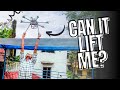 How much can a drone lift? || Drone weight lifting test