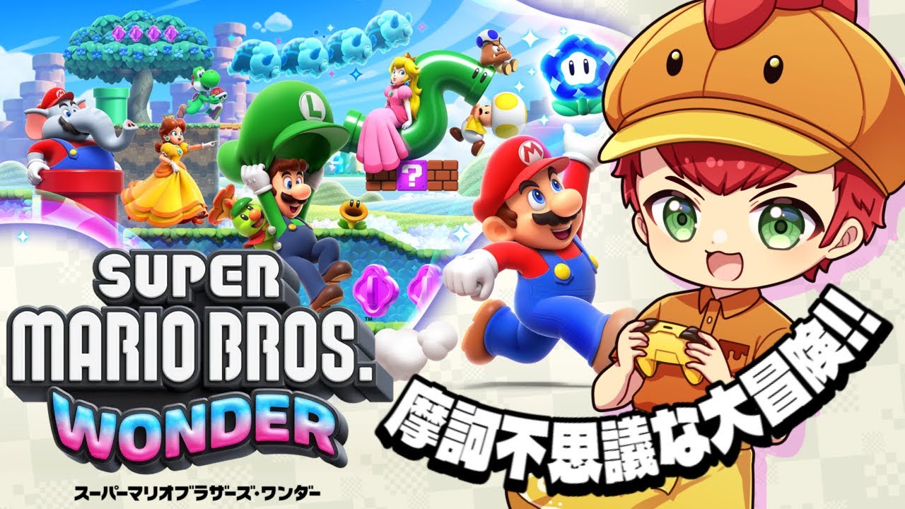 【スーパーマリオブラザーズワンダー】追加コンテンツ期待大！2年遅れてフラワー王国を訪れる！