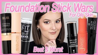 The Best & Worst Foundation Sticks - Foundation Stick Wars Finale - Oily Skin (Drugstore Edition)