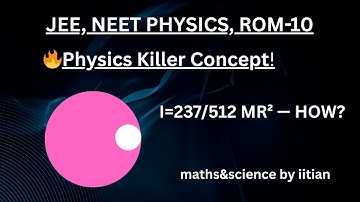 Cut Body Moment of Inertia—A Must-Know Trick for JEE Main & NEET