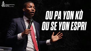 Ou Pa Yon Kò, Ou Se Yon Espri | Pasteur Gregory Toussaint | Message et Prière