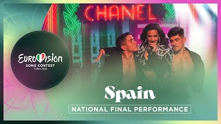 Chanel - SloMo - Spain 🇪🇸 - National Final Performance - Eurovision 2022