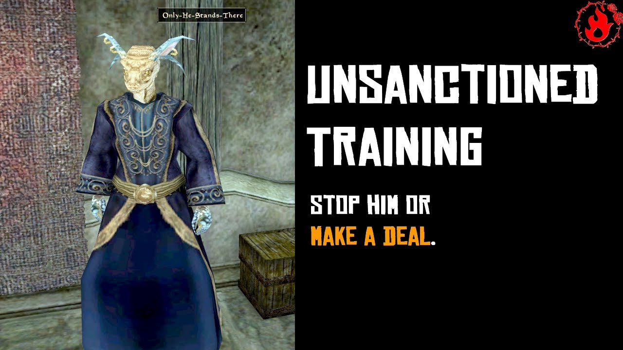Unsanctioned Training - Mages Guild Walkthrough (TES III Morrowind)