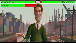 Everyone's Hero (2006) Train Chase with healthbars