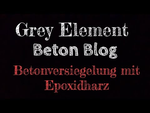 Video: Haftet Harz auf Beton?