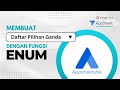 Appsheet Tutorial : ENUM | Membuat Pilihan Ganda / Dropdown di Appsheet