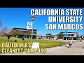 🎓CALIFORNIA STATE UNIV - SAN MARCOS | SHINY NEW CAMPUS | 4K Campus Walk