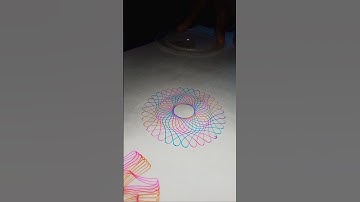 how to make a spirograph design #like #subscribe#spirograpg #spiral art#spiral art design