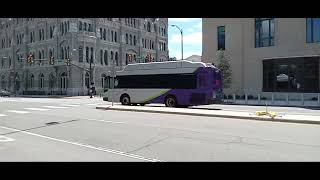 GRTC 2019 Gillig BRT CNG 30' 2232 On The 78 Turning into downtown transfer plaza.