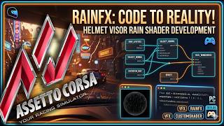 Development RainFX for RealVisor.  a simple Dev Note, Custom Shader, HLSL