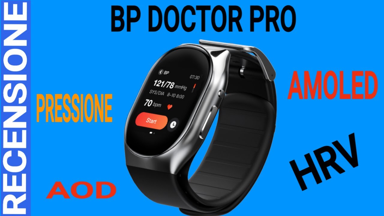 Smartwatch per la pressione sanguigna accurato - YHE BP Doctor Pro -  INCREDIBILE! 