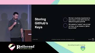 talk by Kylie Stradley, Matthew Langlois: ActiveRecord::Encryption; Stop Hackers from Reading your Data