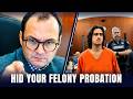 Judge Fleischer EXPOSES Defendant Who Hid His Felony Probation